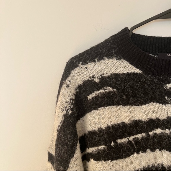 All Saints Ture Crew Neck Wool Blend Sweater - Picture 4 of 9